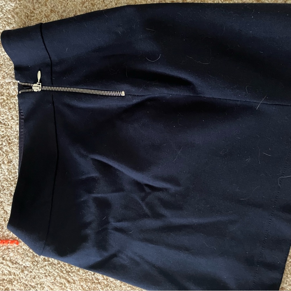 Black Skirt with Zipper Detail
